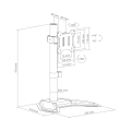SBOX LCD-F012-3 Desktop Monitor Stand - 17-32" / 10 kg / 100x100