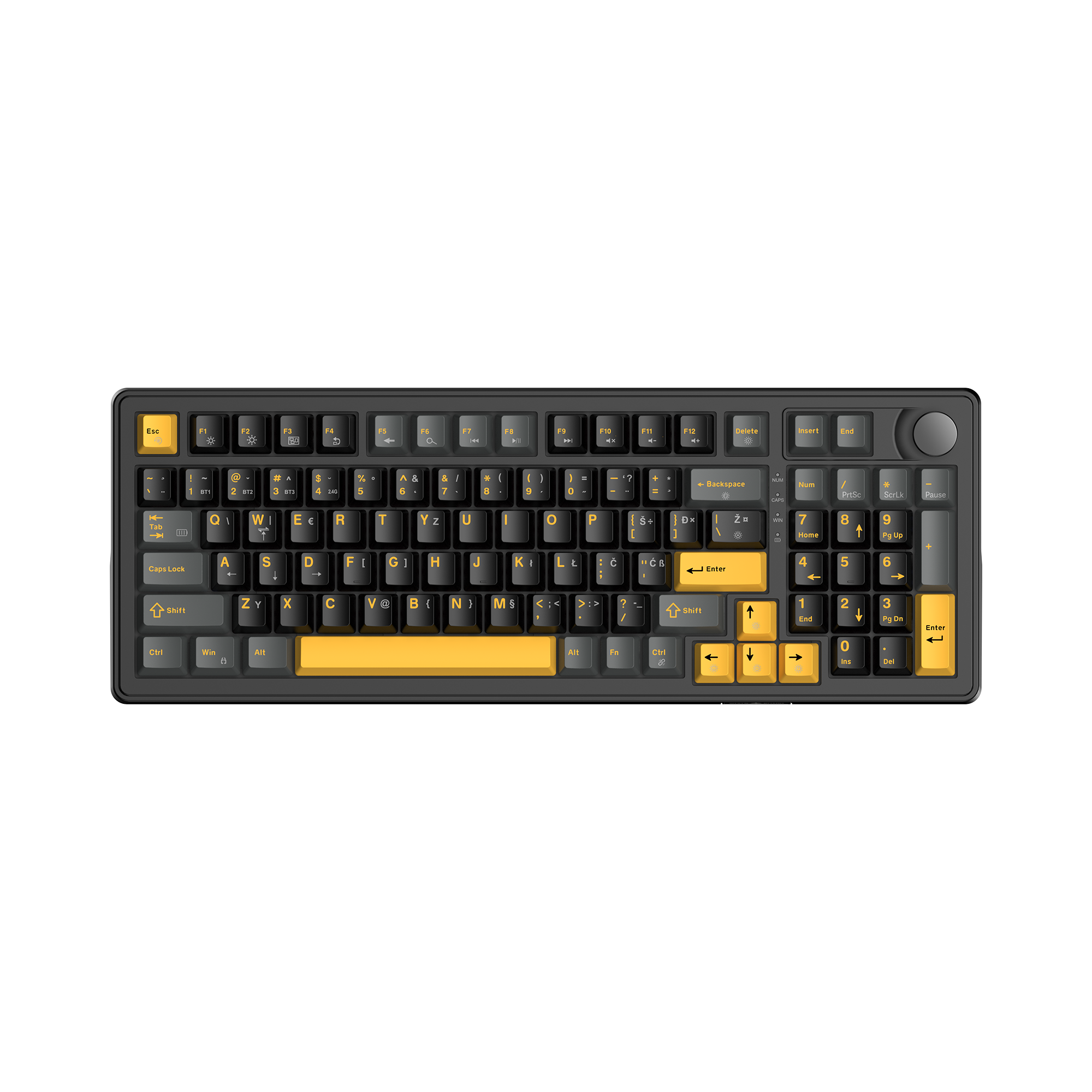 WHITE SHARK PREMIUM LINE keyboard GK-007151 EXCALIBUR black HR