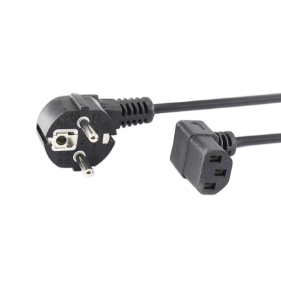 SBOX kabel C13 PC-SCHUKO 90° 2m