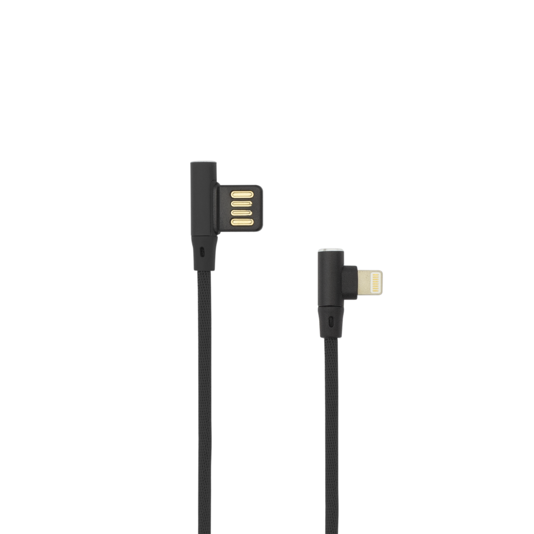 SBOX lightning kabel USB-A-iPh8-pin 90° 1.5m crni